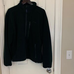L.L. Bean Hunter Green Fleece Jacket